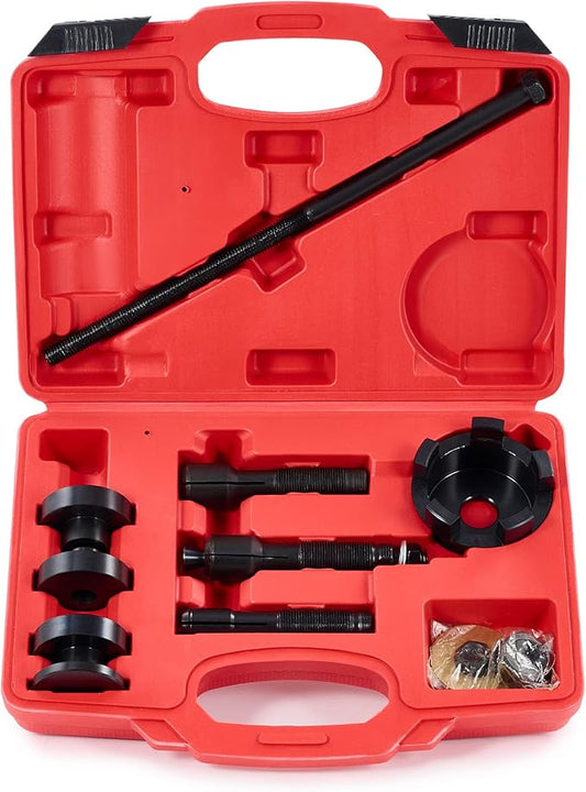 Orion Motor Tech Wheel Bearing Puller Tool Kit Compatible with Harley Davidson Motorcycles, Wheel Bearing Removal & Installation Tool for 3/4" 1" 25mm Bearings, 18pc Harley Wheel Bearing Tool