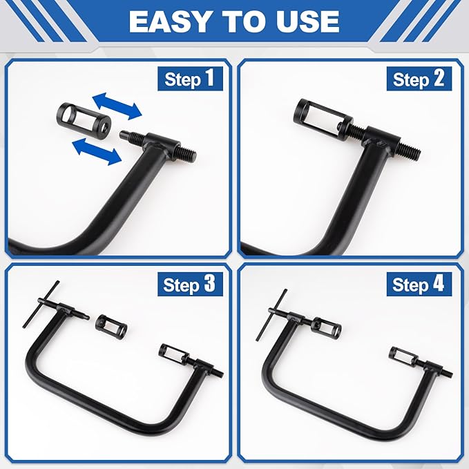 Valve Spring Compressor Set, 12PCS Valve Spring Clamp Removal Tool with Valve Lapping Tool for Motorcycle, ATV, Car, Small Engine Vehicle Equipment