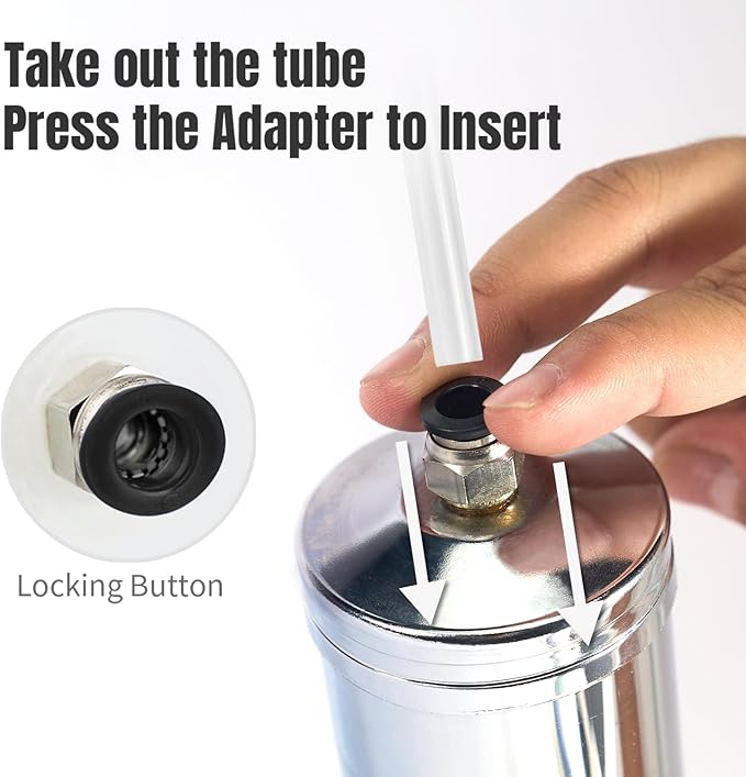 Thorstone Automotive Fluid Extractor Pump, Manual Oil Change Syringe with 50cm Rubber Hose & 2pcs 22cm PVC Suction Tubes, 500cc SPCC Steel