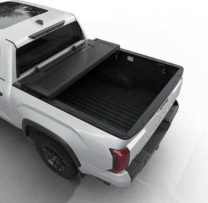 Low Profile Flip Up Truck Bed Tonneau Cover Fits 2022-2026 Toyota Tundra 6'6" Bed (78.7")