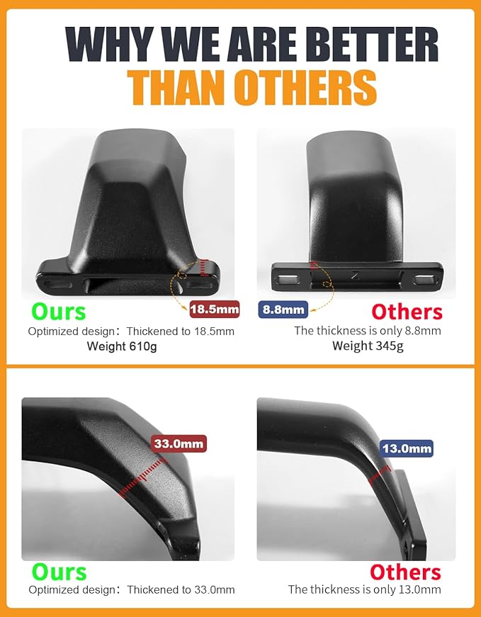 KINGGERI 260lbs Roof Rack Cross Bars Compatible with Honda Pilot 2023-2026 Sport TrailSport Touring Elite (Not for LX & EX-L), Aluminum Roof Rails Crossbars Rooftop Cargo Carrier Luggage Rails