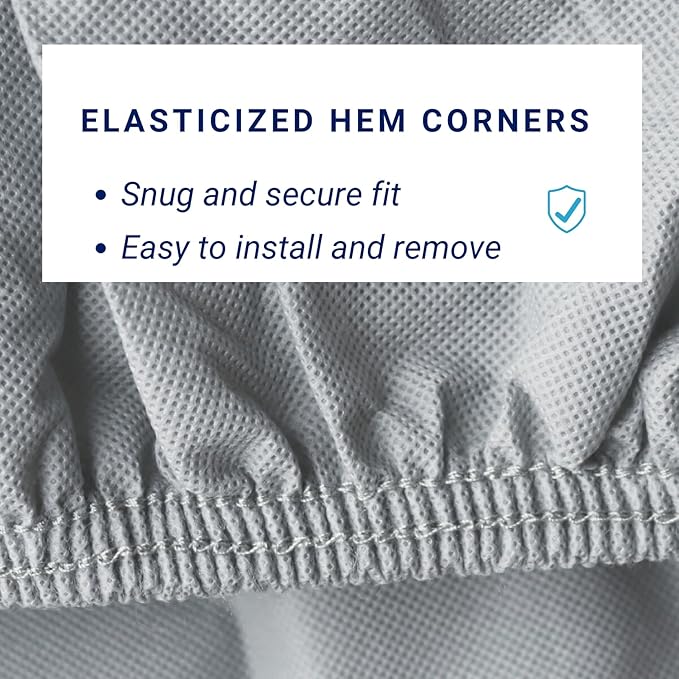 SavvyCraft Economic Guard Travel Trailer Camper Cover, Breathable RV Trailer Cover Fits 17 feet to 18 feet