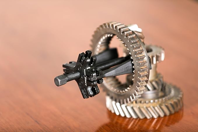 ARES 15095 – Master Ratcheting Gear Puller Set – Premium Chrome Moly Steel Gear Puller Yolk Set Includes 2-Ton and 5-Ton Units – Indexing Jaws Feature Convertible 2-Leg and 3-Leg Functionality