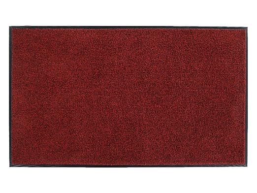 Guardian Platinum Series Indoor Wiper Floor Mat, Rubber with Nylon Carpet, 4'x6', Red