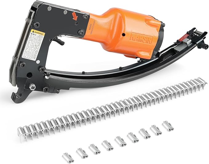 M66K Pneumatic Clinching Clipper, Air Power Clinching Tool Hartco Clipper Vertex Fastening Clipper, Industrial Clip Tool for Spring Mattress, Car Seat