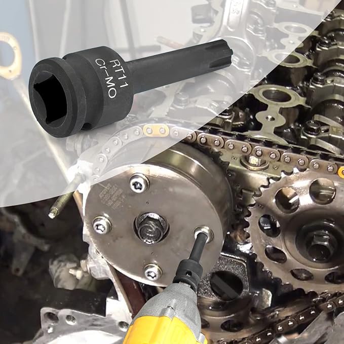 BETOOLL Camshaft Holding Tool - Timing Tool Kit - Timing Alignment Holder Tool Compatible with 303-1248 303-1530 Ford 3.5L & 3.7L 4V, with Cylinder Head Screw Removal Socket