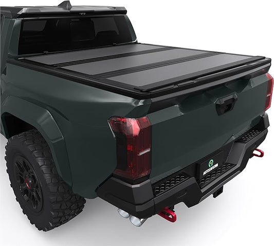 AUTOSAVER88 Truck Bed Tonneau Cover Compatible with Toyota Tacoma (Excl. Trail Edition) with Deck Rail System