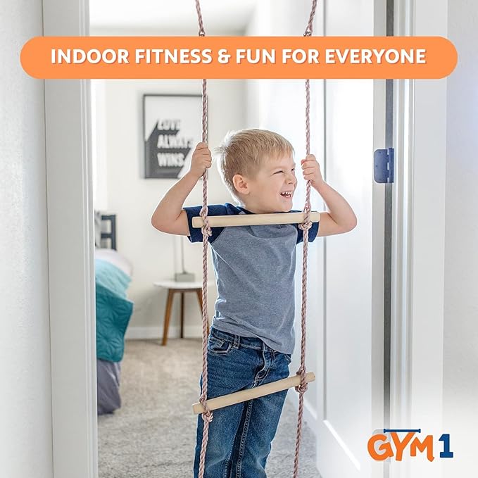 Gym1 Pull Up Bar for Doorway | Door Frame | No Screws Installation for Upper Body Fitness Workout at Home Gym | Made from Professional-Grade Steel