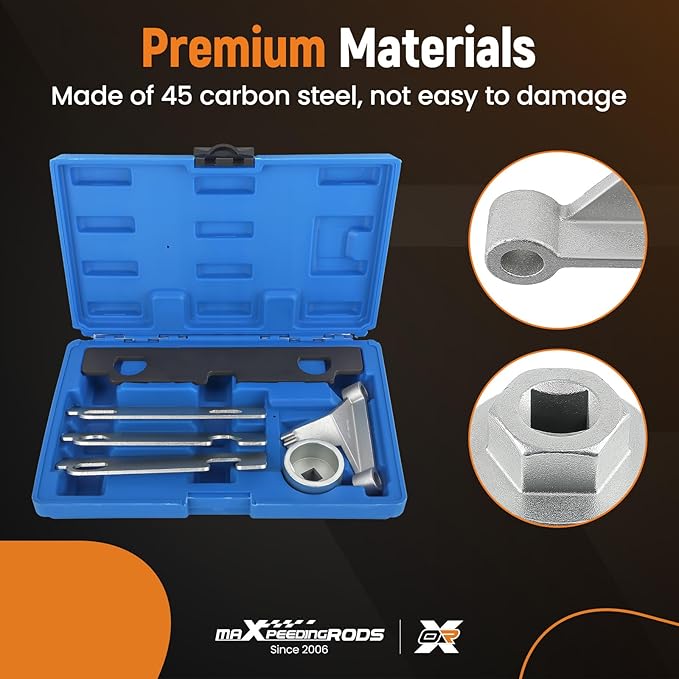 maXpeedingrods Camshaft Retaining Aligning Timing Tool Kit for GMC Cadillac Buick Pontiac Chevrolet Opel Saab 2.8 2.9 3.0 3.2 3.5 3.6 3.7 4.2 Engine, J-44221 EN-48383 EN-46105 EN-46106 EN-46111