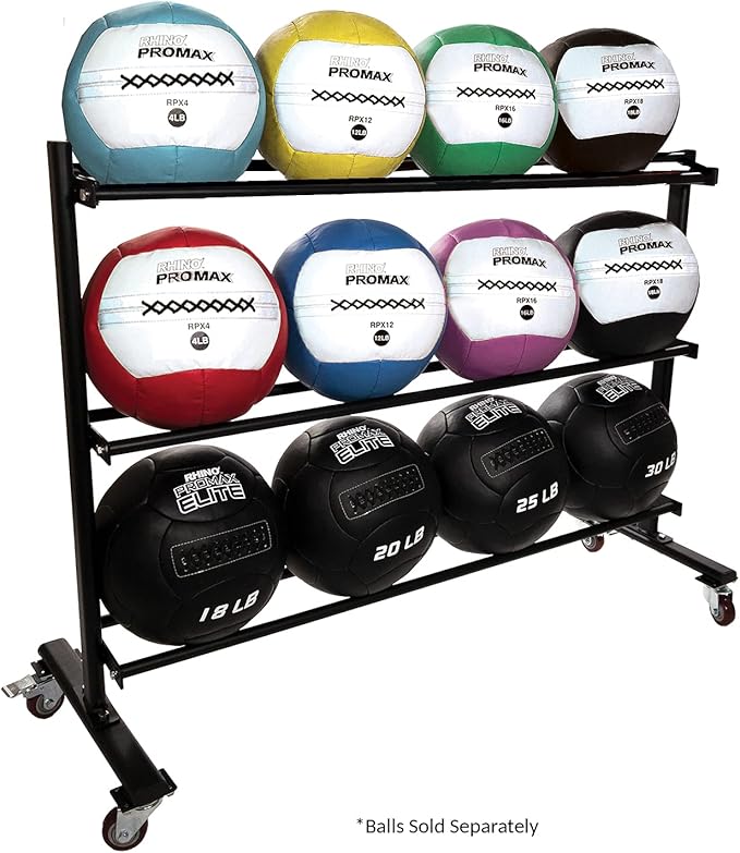 Champion Sports RPX16 Rhino Promax Slam Balls, 16 lb, Soft Shell with Non-Slip Grip, Medicine Wall Exercise Ball for Weightlifting, Plyometrics, Cross Training, & Home Gym Fitness