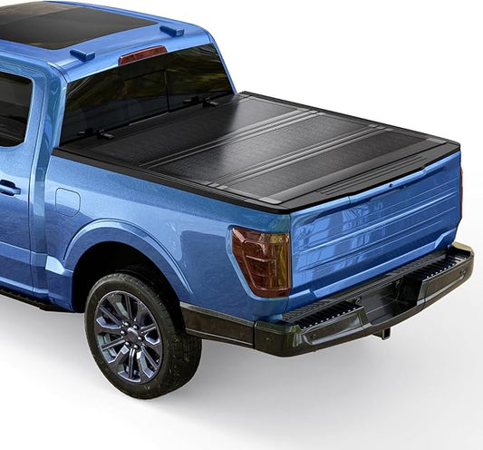 Low Profile Flip Up Truck Bed Tonneau Cover for 2015-2026 Ford F150 | F150 Lightning 5' 5" Bed (66")