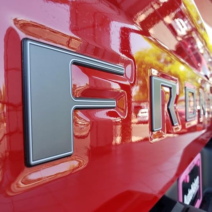 EyeCatcher Tailgate Letter Inserts Compatible with 2022-2025 Frontier Accessories (Carbon and White)