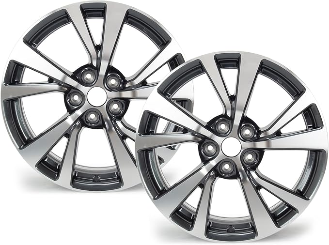 New 18"x8.5'' Aluminum Alloy Replacement for OE Wheel Rim Compatible with Nissan-Maxima 2016-2018, 62721, PCD 5x114.3, 2 Sets