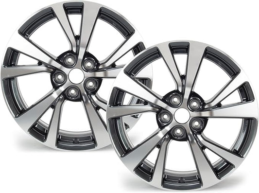 New 18"x8.5'' Aluminum Alloy Replacement for OE Wheel Rim Compatible with Nissan-Maxima 2016-2018, 62721, PCD 5x114.3, 2 Sets