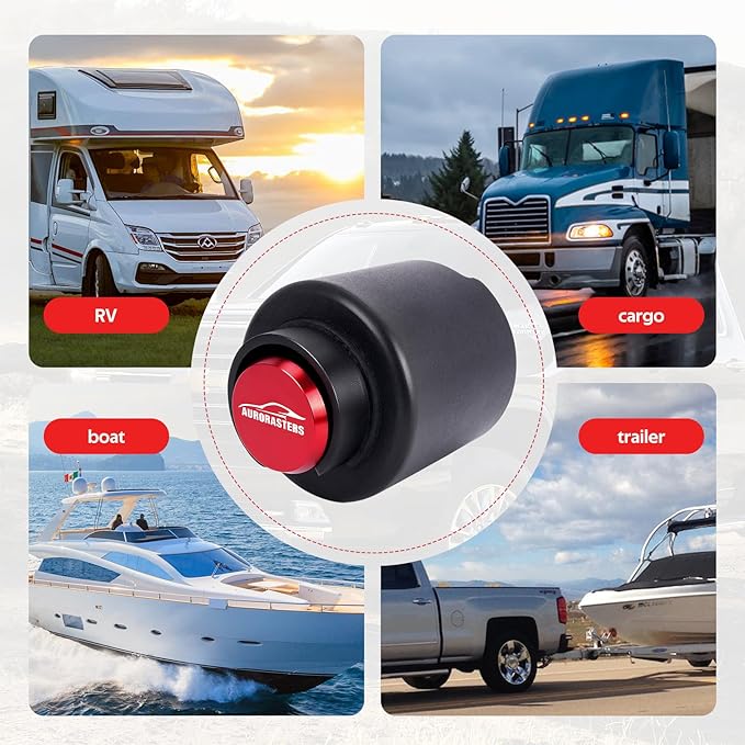 Trailer Lock fits 2 5/16 Couplers,Heavy Duty Trailer Tongue Coupler Lock Anti Theft for RV Travel/Utility/Pickup/Boat/Camper Trailer-Red