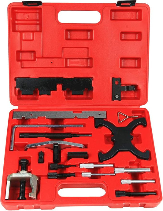 Engine Timing Tool Flywheel Locking Tool Kit for Ford Mazda Camshaft 1.4 1.6 1.8 2.0 Di/TDCi/TDDi Engine