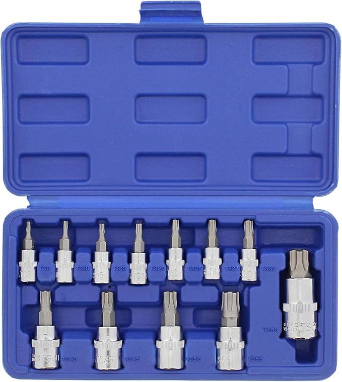 ABN Torx Plus Socket Set Star Bit Set, 12-Piece Torx Set
