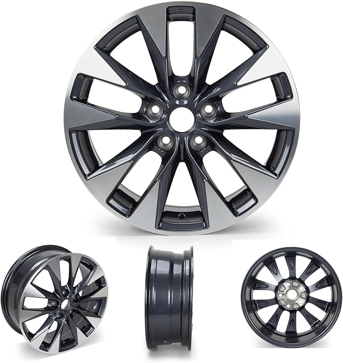 17'' x 6.5'' Aluminum Alloy Replacement for OE Wheel Rim Compatible with Nissan-Sentra 2016-2019 - 62730, 2 Sets