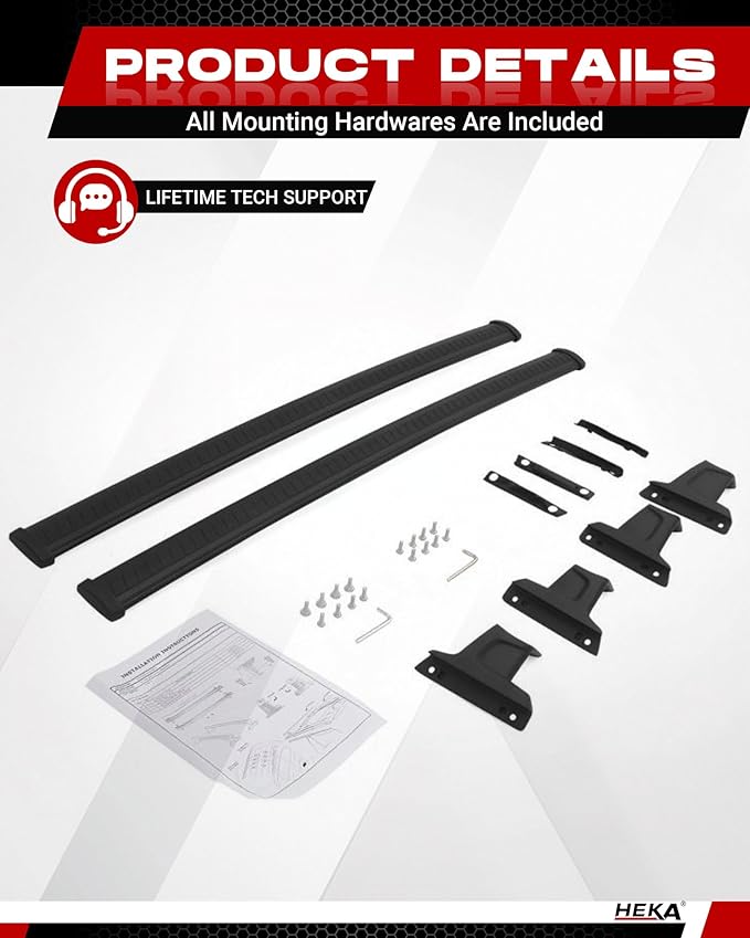 260lb Roof Rack Cross Bars Fit for Chevy Trailblazer 2021-2026 L LT ACTIV RS with Side Rails Heavy Duty Aluminum Cargo Carriers Bikes Surfboards Kayaks