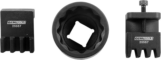 OEMTOOLS 25557 Flywheel Locking Tool, 3 Piece Flywheel Locking Tool Set, Flywheel Locks for Duramax Engines, Ford Compatible