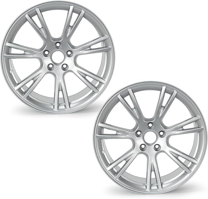 New 19" x 9.5'' Aluminum Alloy Replacement for OE Wheel Rim Compatible with Model Y 2020–2023, Fits Front or Rear Wheel– Square Setup for Long Range Models, 2 Sets