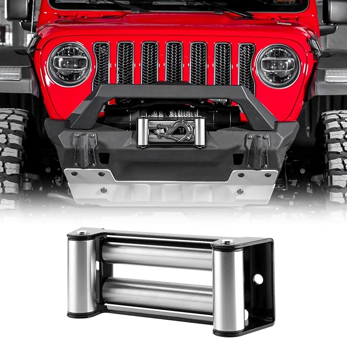 WeiSen 10" Winch Roller Fairlead Cable Guide fit ATV UTV 8000-17500 LBS Winches