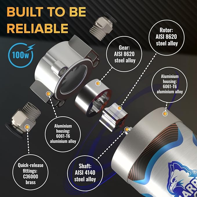 Harpy Eagle Electric Oil Change Extractor Pump 12/24V 100W, Oil Сhange Fluid Extractor Suction Transfer Pump Portable for Automotive, Cars, Boats, Motorcycle,Trucks with Storage Case/Patent Pending