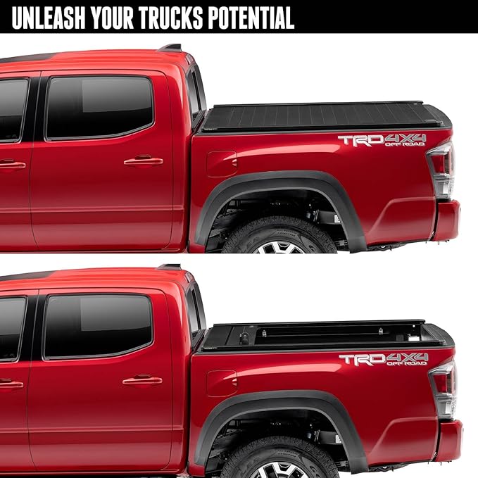 RealTruck Retrax RetraxPRO XR Retractable Truck Bed Tonneau Cover | T-80833 | Fits 2007 - 2021 Toyota Tundra Regular & Double Cab 8' 2" Bed (97.6")