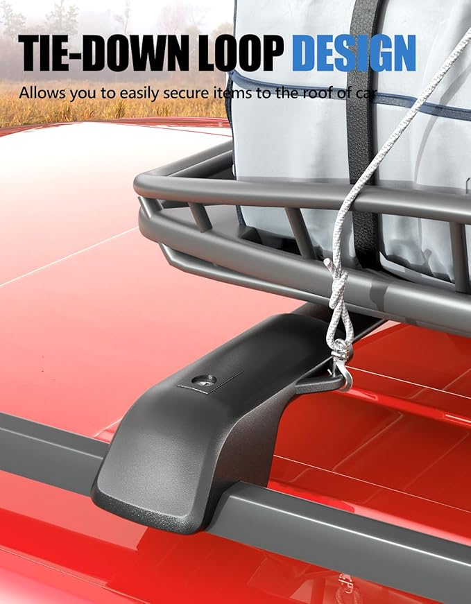 FengYu 300lb Roof Rack Cross Bars Fit for Ford Escape 2013 2014 2015 2016 2017 2018 2019, Heavy Duty Lockable Aluminum Roof Rails Crossbars Cargo Bars Canoe Rooftop Black Carrier Luggage