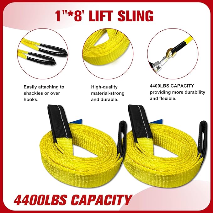 Come Along Winch, 5-Ton (10,000 Lbs) Pulling Capacity, 10Ft, 3 Hook, Heavy Duty Power Cable Come Along Tool with Dual Gears, Hand Winch Cable, Automotive Hoist Winch Puller, Recovery Gear