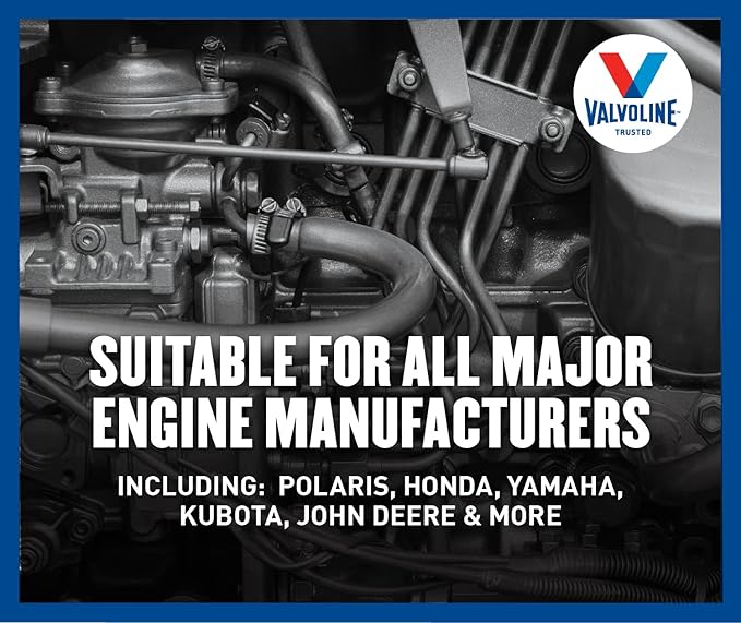 Valvoline 4-Stroke Powersport Full Synthetic Motor Oil 1 QT (Pack of 3)