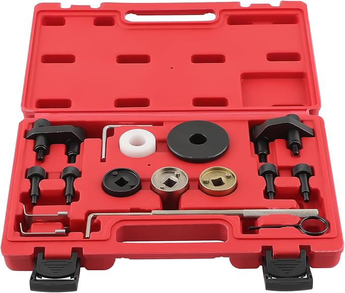 maXpeedingrods Engine Camshaft Crankshaft Timing Tool Kit for EA888 1.8 2.0 TSI TFSI, for Audi VW 2006-2018, T10352 T10368 T40196 T10354 T40011 T40271 T40267 T40098, 17 Pcs