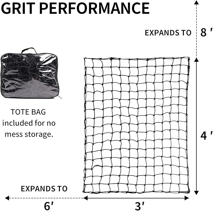 Leader Accessories Roof Rack Cargo Basket Set, Cargo Carrier Bag 15 Cubic Feet Capacity with Car Top Luggage Holder Adjustable Length 43/64 inches Cargo Net 3' x 4' for SUV, Van, Sedan,Jeep