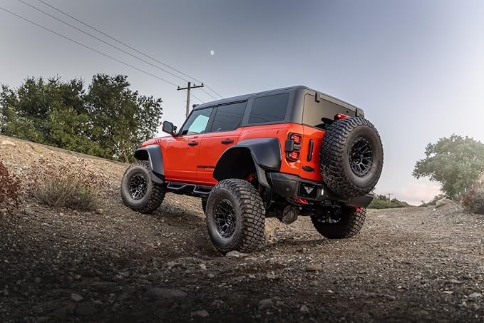 Vorsteiner Offroad VR-605BL 17X9 Coal Black Truck Wheel Set fits Ford F-150/F-150 Raptor/Bronco Raptor 2010+ (5 Wheels Included)