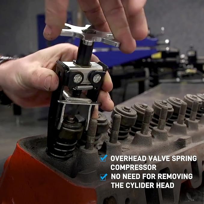 Overhead Valve Spring Compressor Tool Universal Automotive Engine Valve Spring Removal Tool