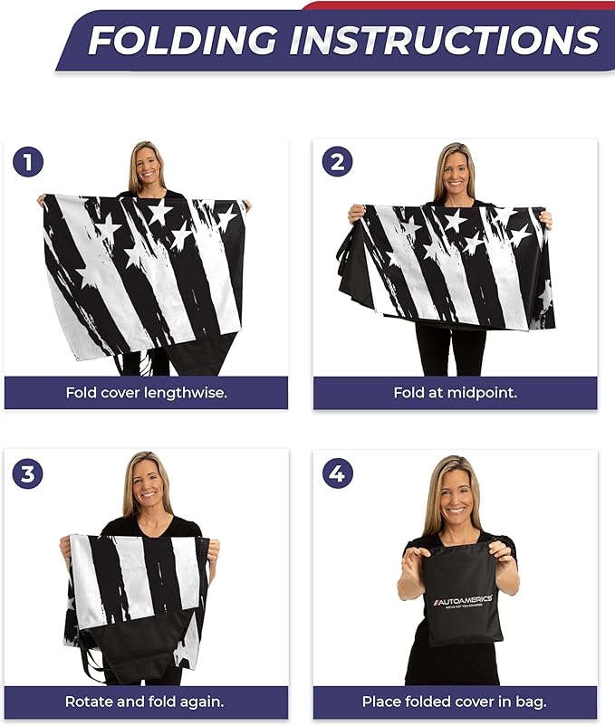 AUTOAMERICS Windshield Snow Cover - Windshield Cover for Ice and Snow - Waterproof Shield Window Protector for Car Truck SUV