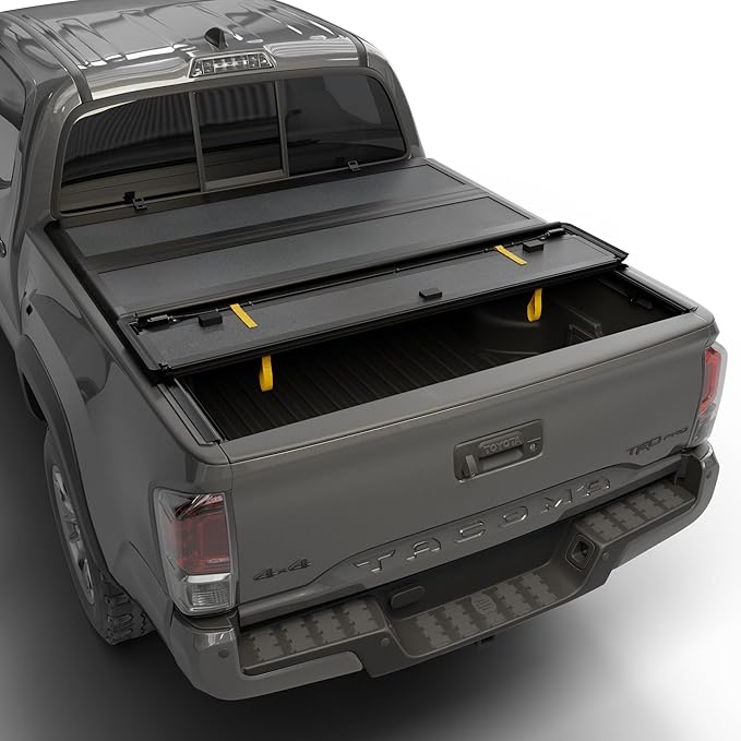 EZ Fold Hard Tonneau Cover Fits 2016-2023 Toyota Tacoma w/OE Track System 5'1" Bed (60.5")