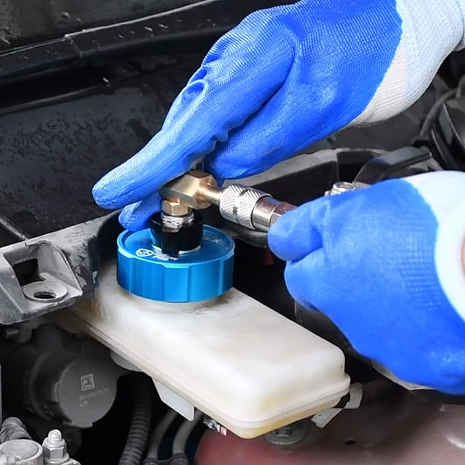 Master Cylinder Adapter Compatible with Tesla Model S & X,Professional Brake Bleeder Adapter Work Brake Fluid Bleeder kit for Brake Fluid Filling