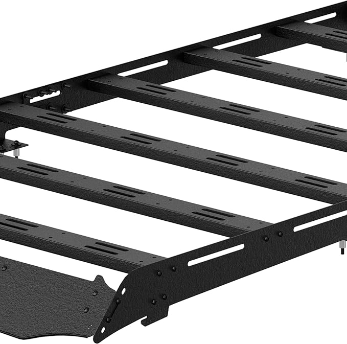 Roof Rack Cargo Basket Full Size Compatible with 2010-2024 Toyota 4Runner 5th Gen, Overland Rooftop Luggage Storage Holder, 800 LBS Platform Style Cargo Carrier for Outdoors Gear