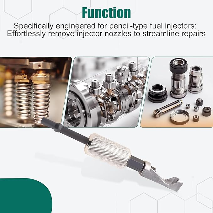 7121 Diesel Injector Puller Tool, for Cat, Case, GM Engines,Fuel Injector Removal Tool,Stuck Nozzle Remover