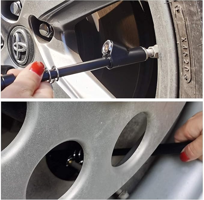 GODESON Dual Head Tire Pressure Gauge, Heavy Duty Pencil Tire Gauge Range 10-150PSI,Dual Head Truck Pen Air Pressure Gauge (Pack of 20)…