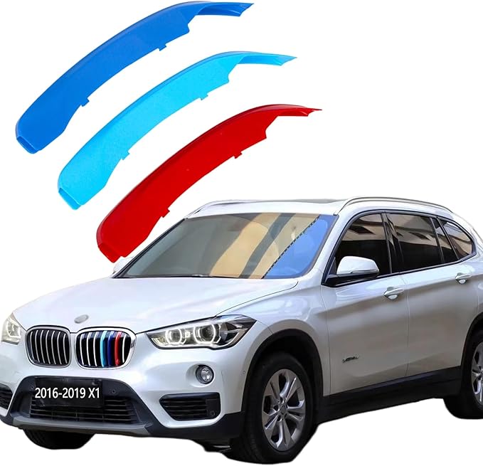Automotive Grill Inserts for BMW X1 F48 2016-2019 7-Beam, Front Grille Accessories
