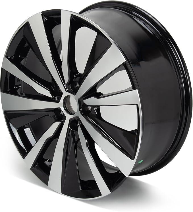 New 19"x8'' Aluminum Alloy Replacement for OE Wheel Rim Compatible with Nissan-Altima 2019-2022, Machined Black, 62785, PCD 5x114.3, Set of 4