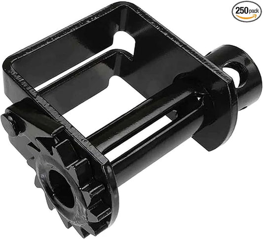 US Cargo Control Standard Sliding Winch for Double L Tracks (250-Pack), 4 Inch Winch Holds Up to 20 Feet of Webbing, Slides to Any Position for Winch Control, 5,500 LBS Working Load Limit