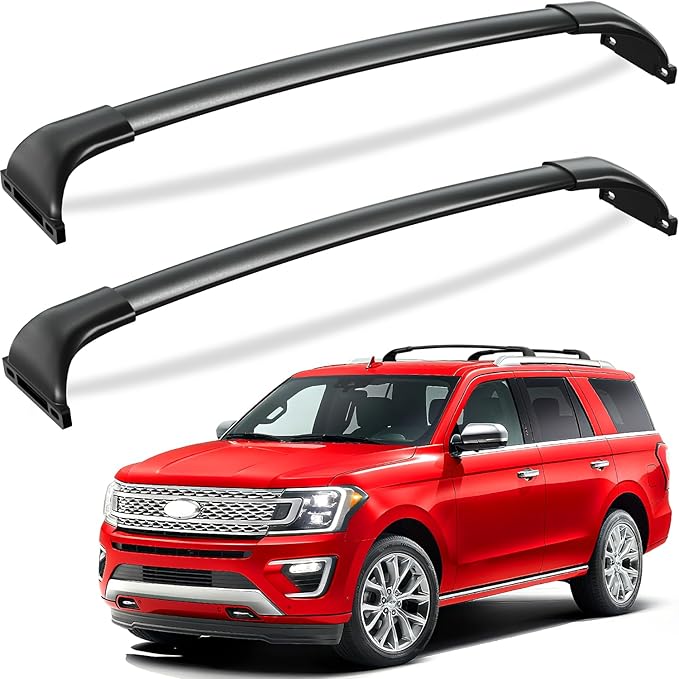 Tuyoung 220lbs Roof Racks Cross Bars Compatible with Ford Expedition/Max 2018-2026 & Lincoln Navigator 2018-2024, Heavy Duty Aluminum Crossbar Roof Rail Cargo Carrier Rooftop Car Accessories