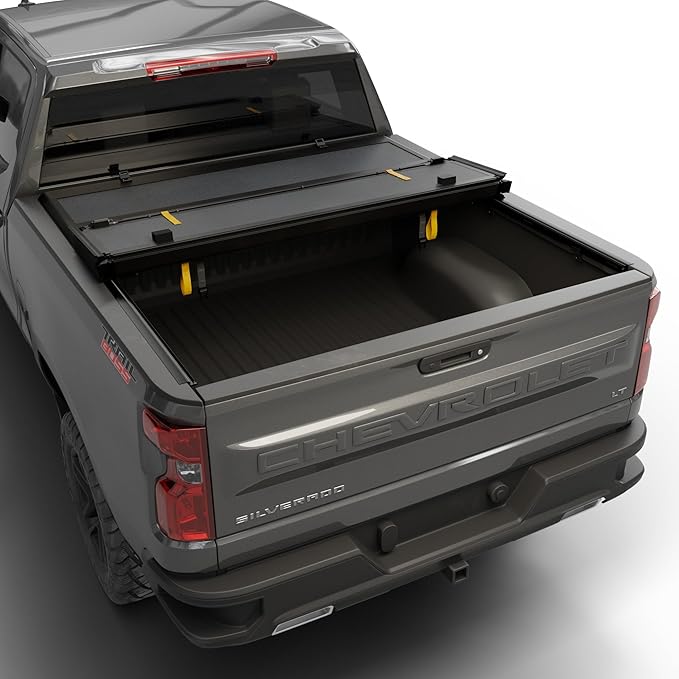 EZ Fold Hard Tonneau Cover Fits 2019-2026 Chevy/GMC Silverado/Sierra 5'8" Bed (69.6")