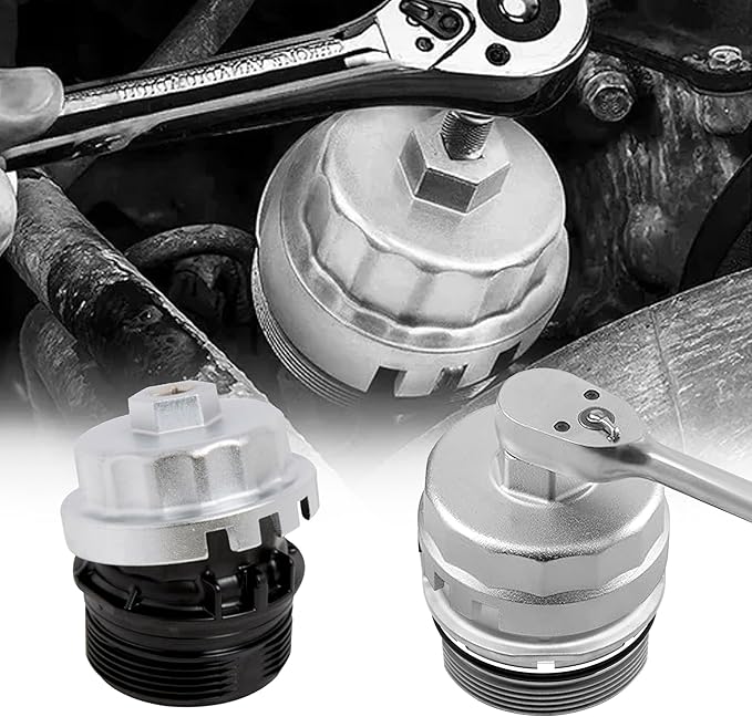 64 mm x 14 flutes Oil Filter Wrench Removal tool Compatible with Toyota GX460 IS F IS200t IS250 IS350 LS460 LS600h LX570, Lexus GX460 IS F IS200t IS250 IS350 LS460 LS600h LX570 NX300h