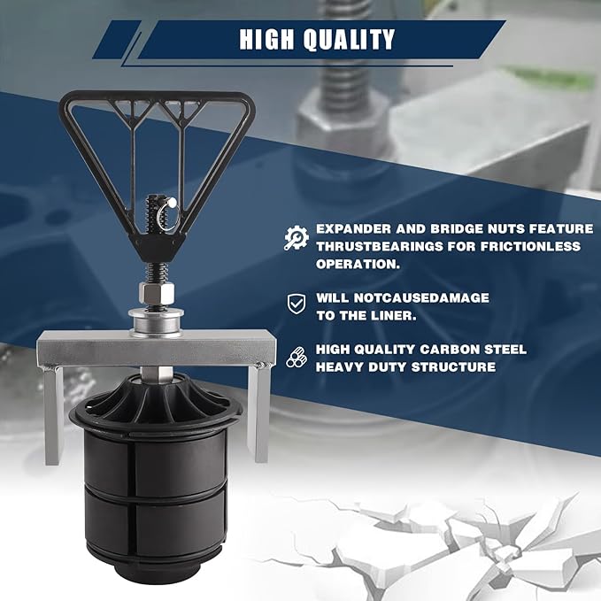 J-45876 Cylinder Pack Liner Puller Remover Tool for Detroit Diesel 60 Series 12.7L 14L EGR MTU S2000 DD13 DD15 DD16 Heavy Duty Truck Engines Replaces for OTC 5875