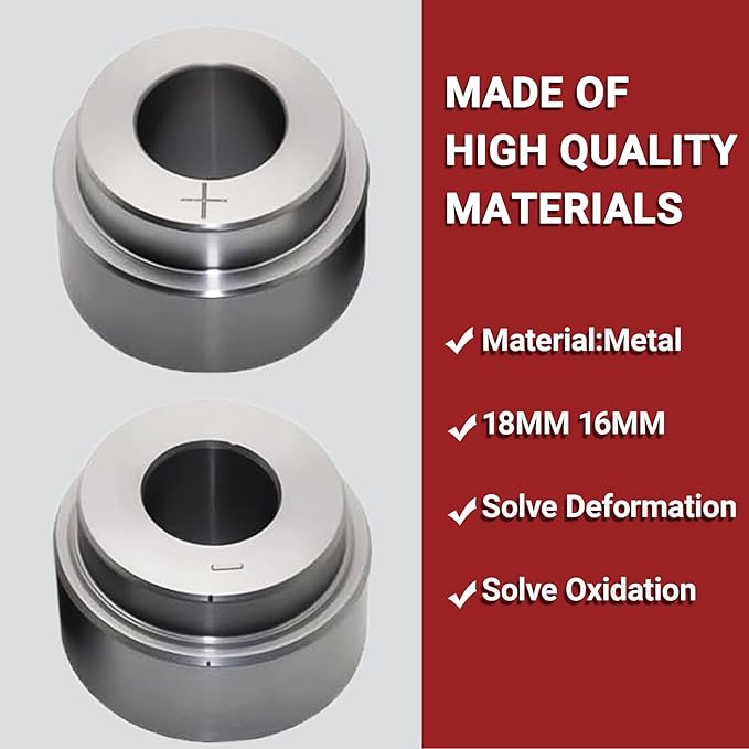 Car Battery Pile Head Repair Tool Battery Welding Pile Mold Connectors, Post Joint Repairing Tools Mould Dia 18MM 16MM, 1 Set