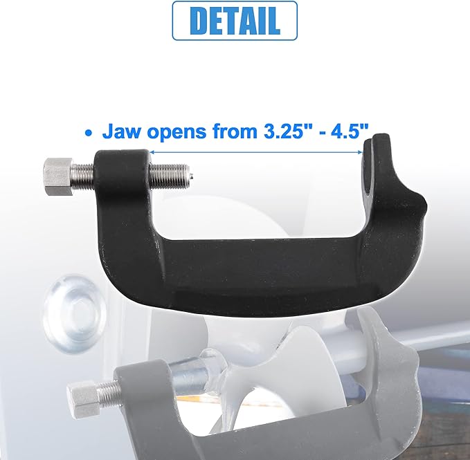 X AUTOHAUX Inboard Propeller Puller C Clamp Puller for Ski & Wakeboard Surf Propellers fits 3/4" to 1-1/8" Shaft